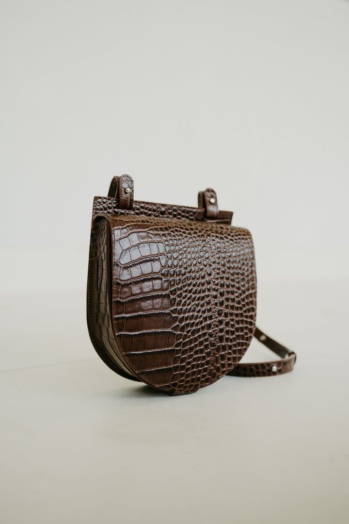 Single Saddle | Cacao Croco