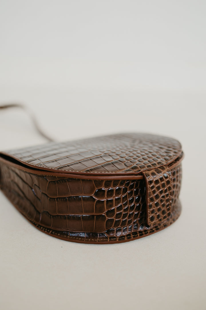 Single Saddle | Cacao Croco