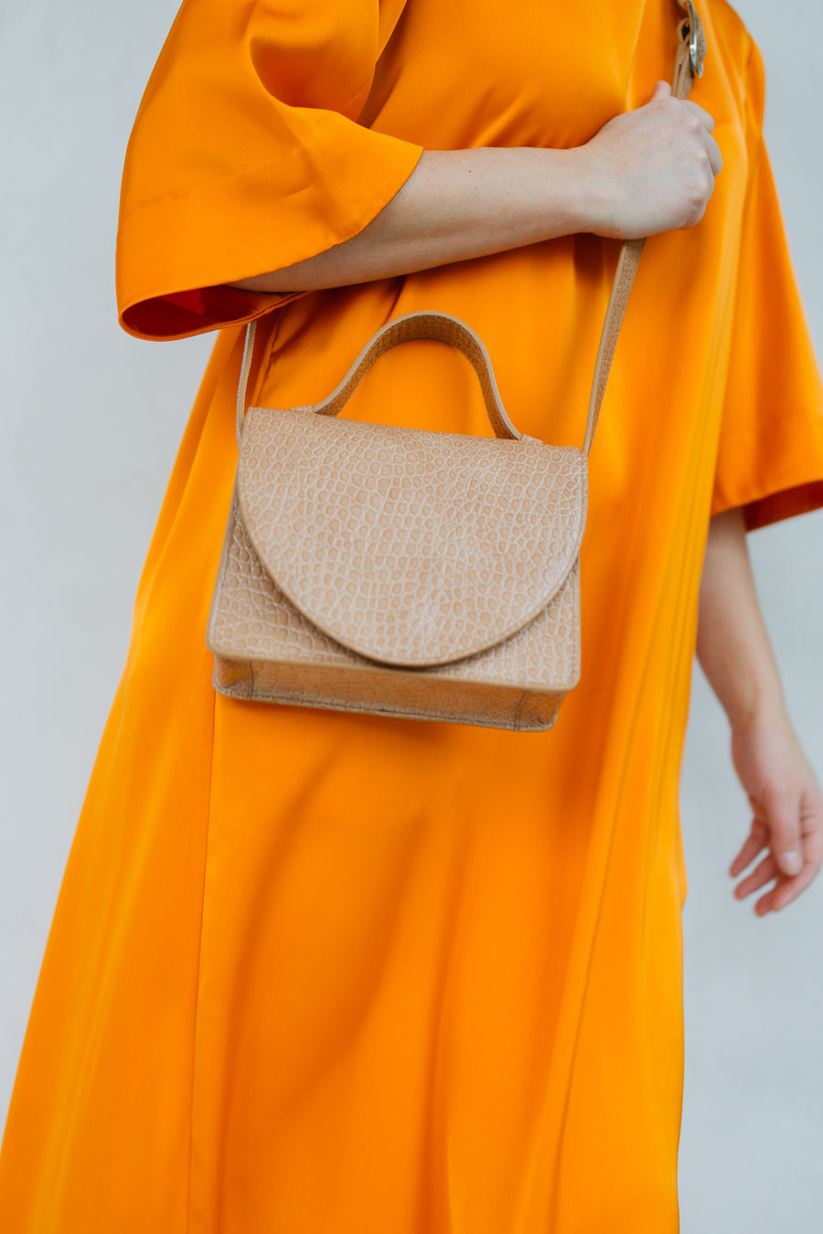 Micro Briefcase | Lecce Little Croco