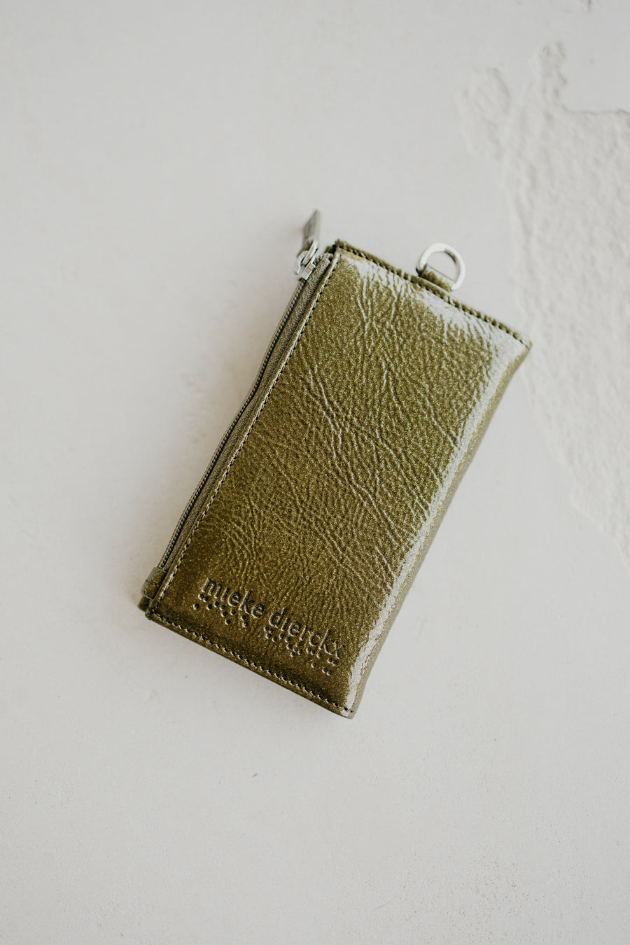 Cardholder Zip Dots | Bronze Stone
