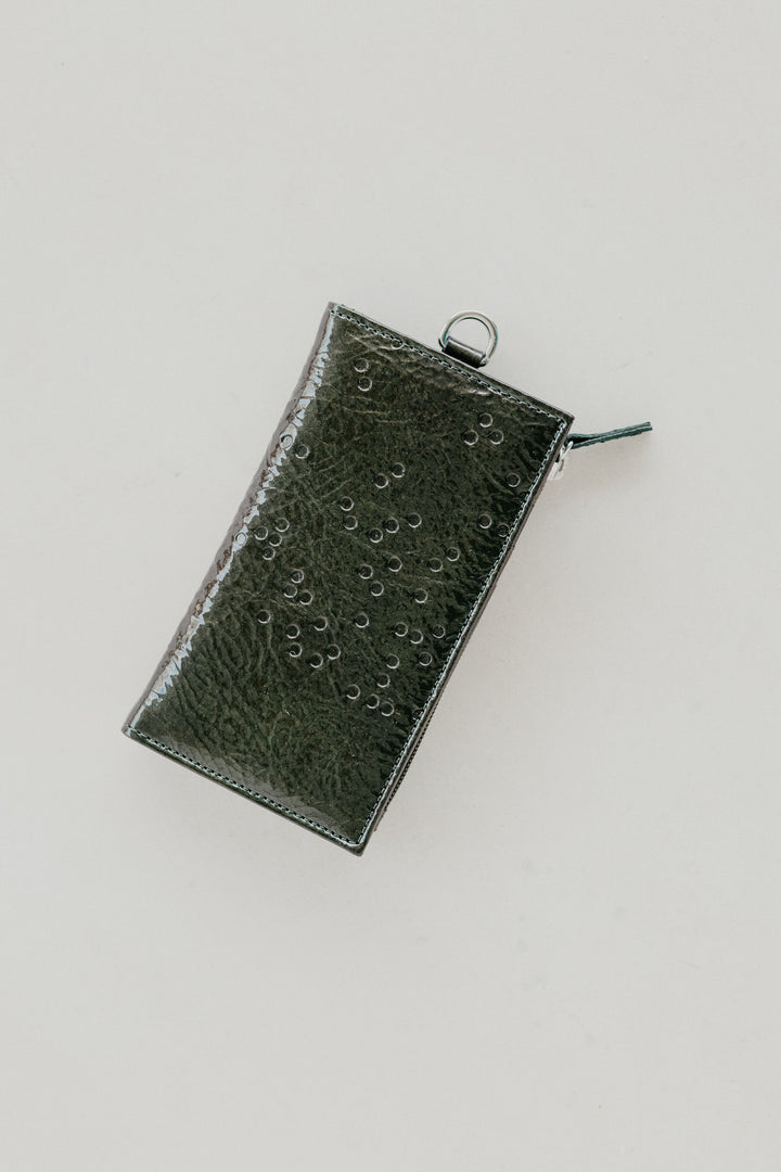 Cardholder Zip Dots | Kiwi Rose Stone