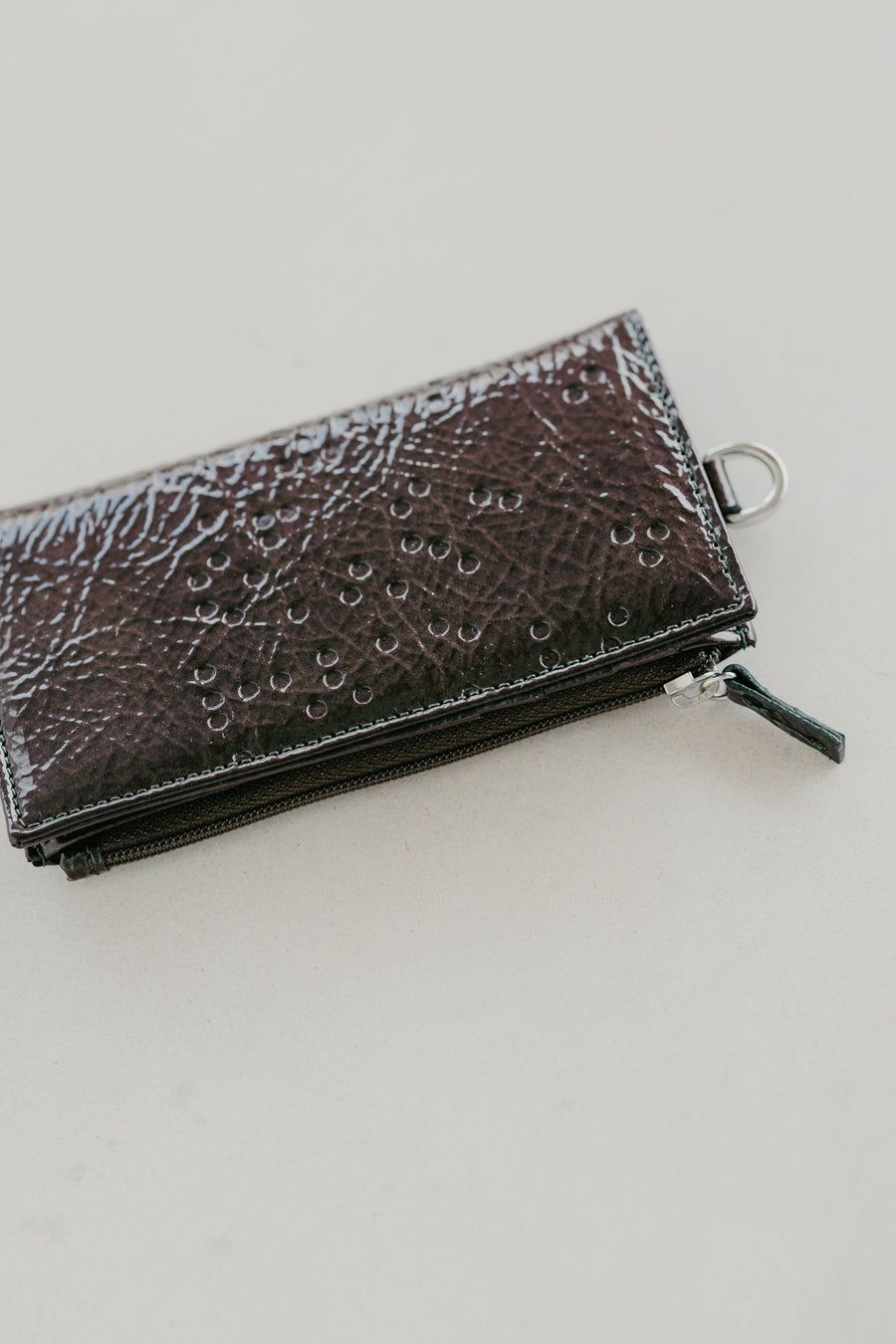 Cardholder Zip Dots | Kiwi Rose Stone