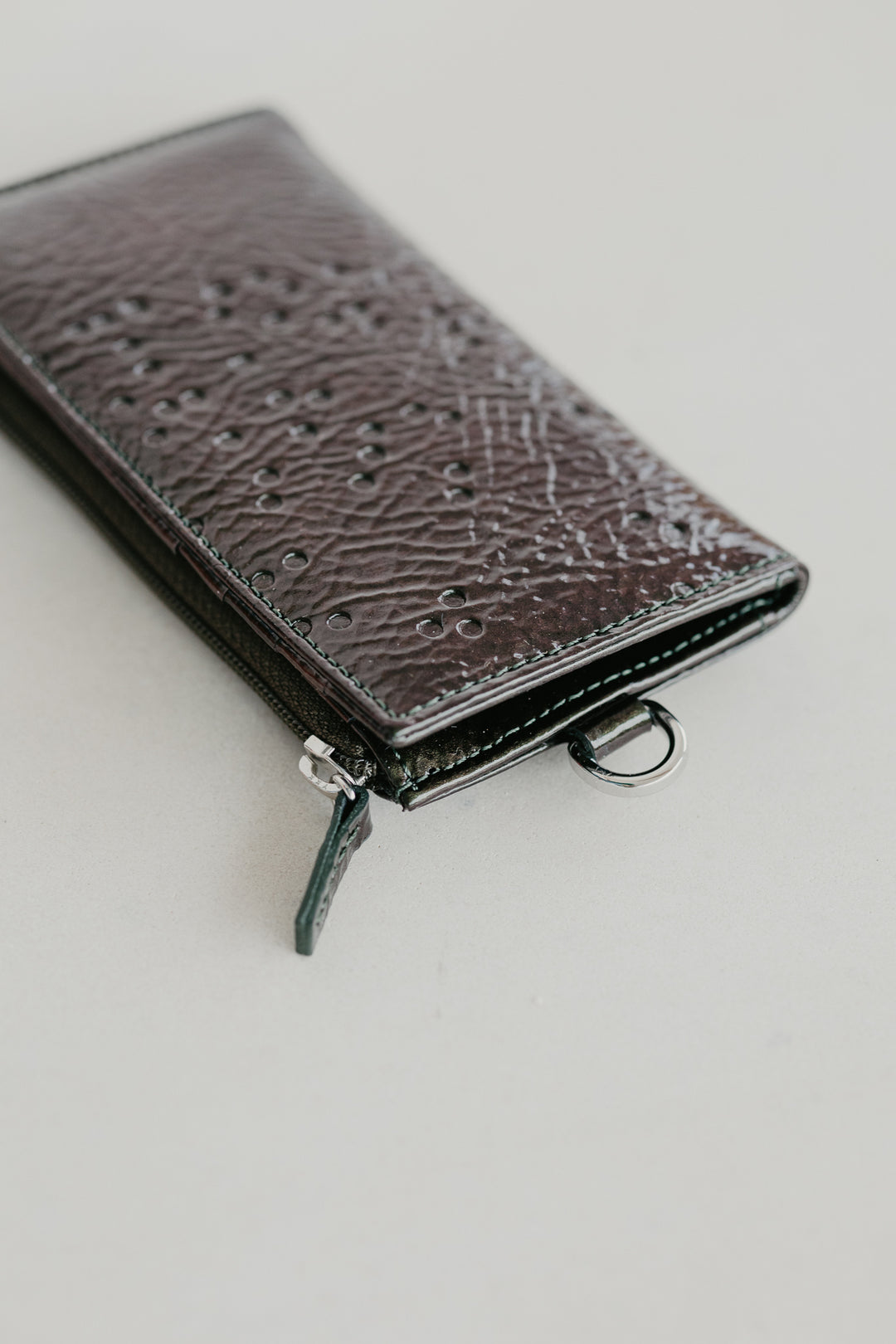 Cardholder Zip Dots | Kiwi Rose Stone