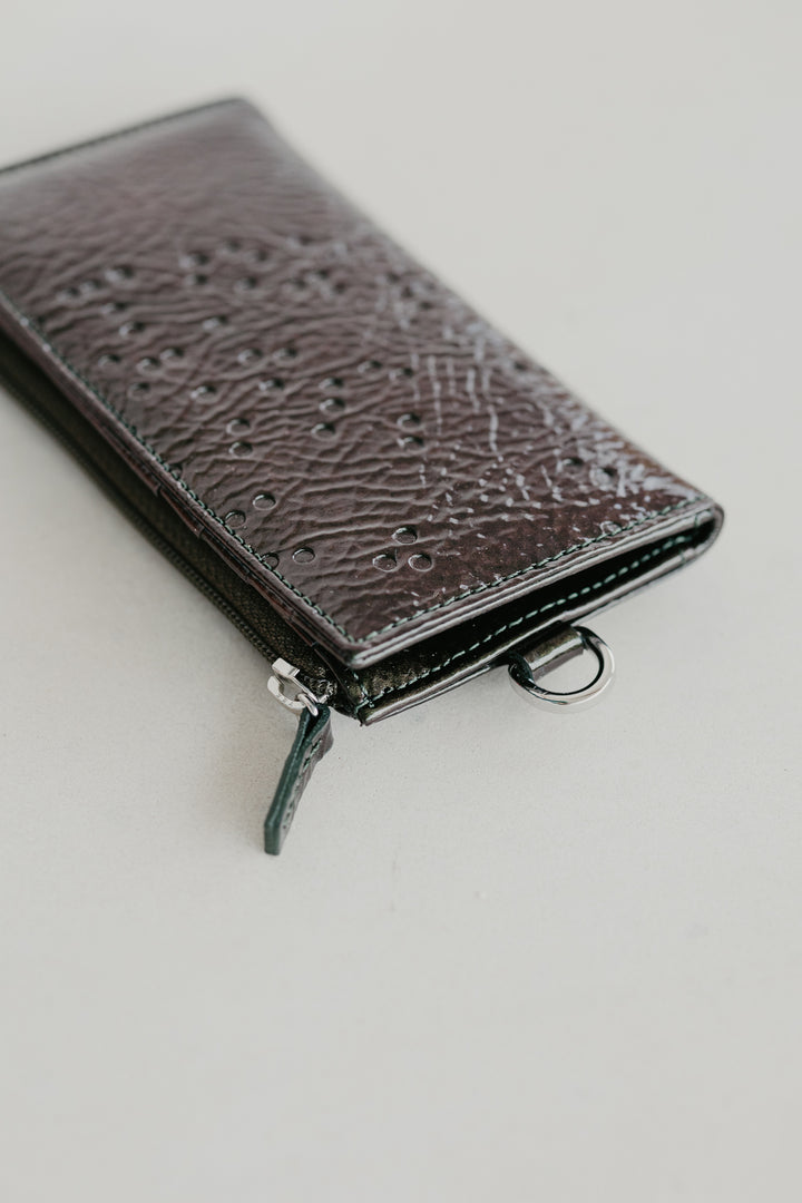 Cardholder Zip Dots | Kiwi Rose Stone