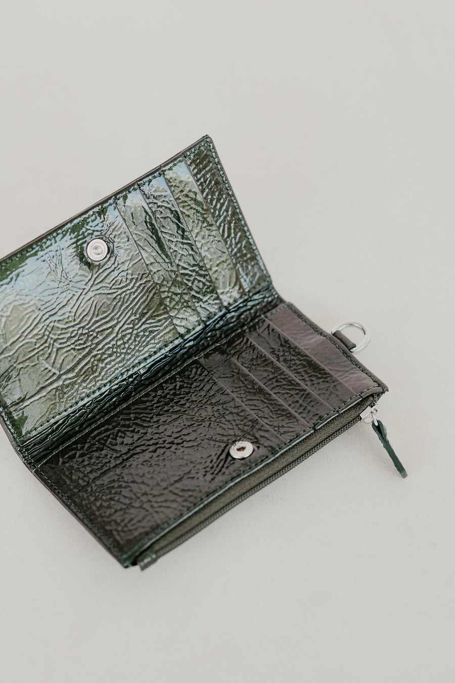 Cardholder Zip Dots | Kiwi Rose Stone