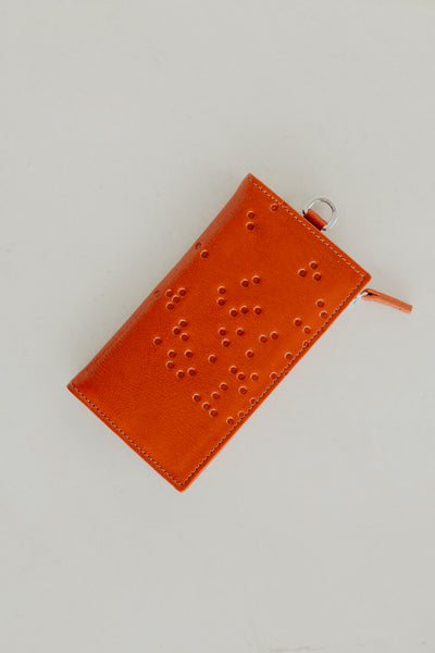 Cardholder Zip Dots | Garnet