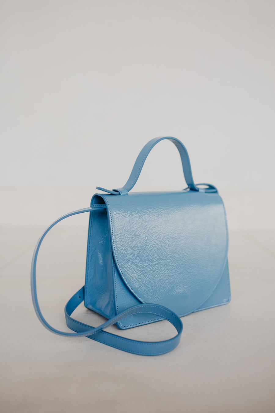 Mini Briefcase | Bleu Ciel Stone