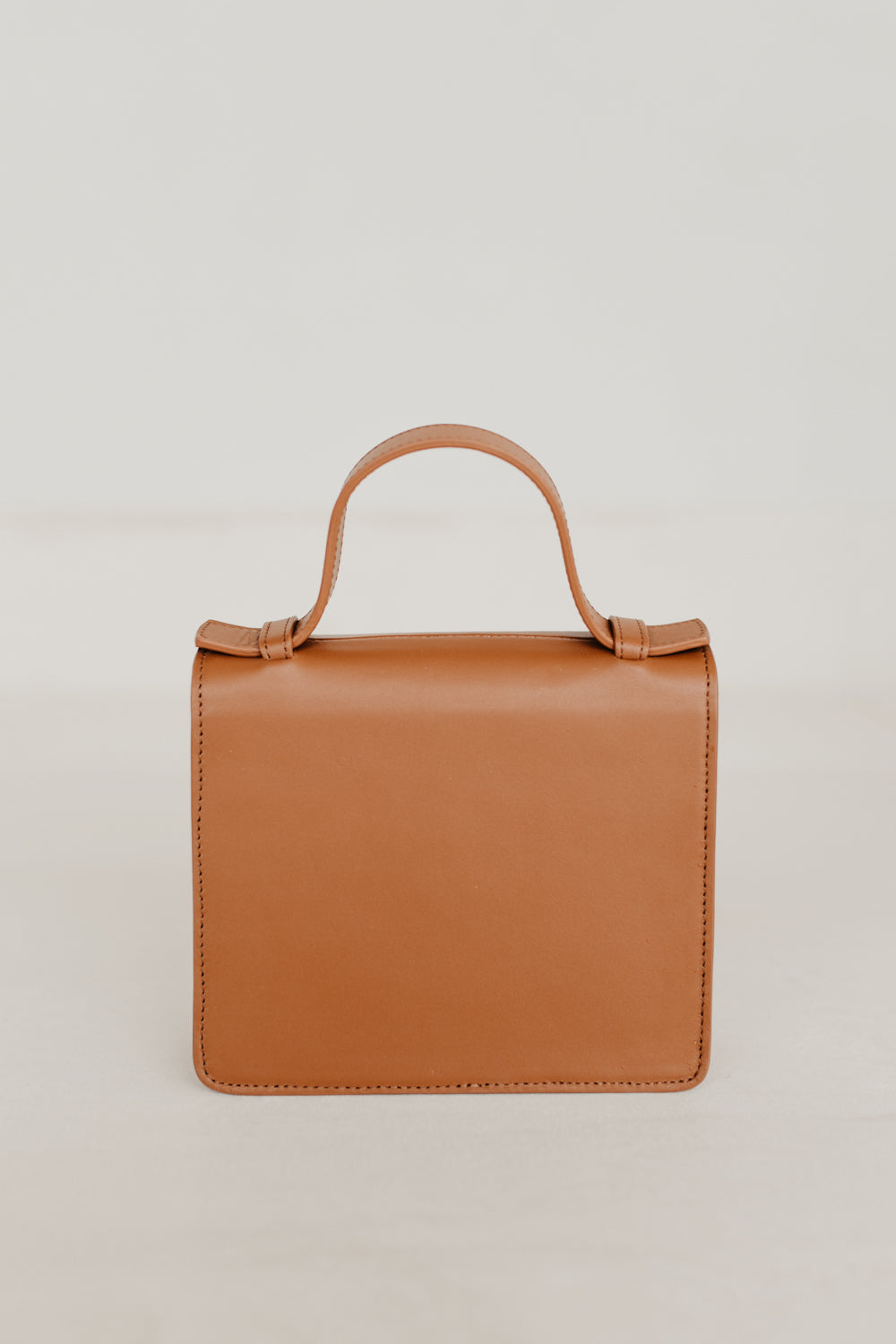 Micro aktetas | Licht cognac Zuiver