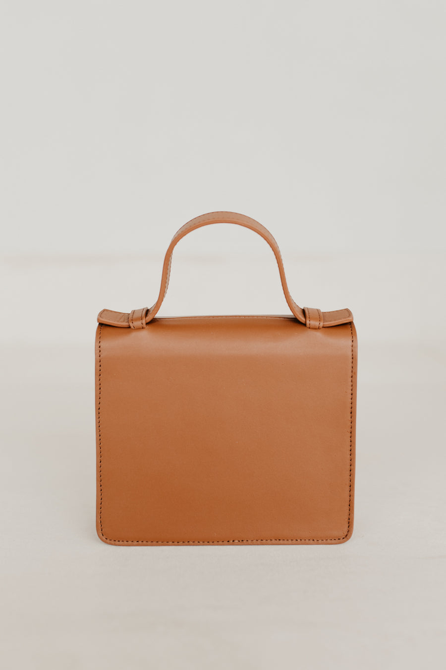 Micro aktetas | Licht cognac Zuiver