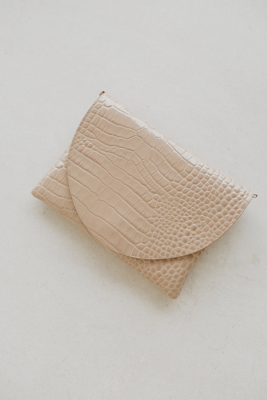 Bruidscollectie Medium Enveloppe Blush Croco
