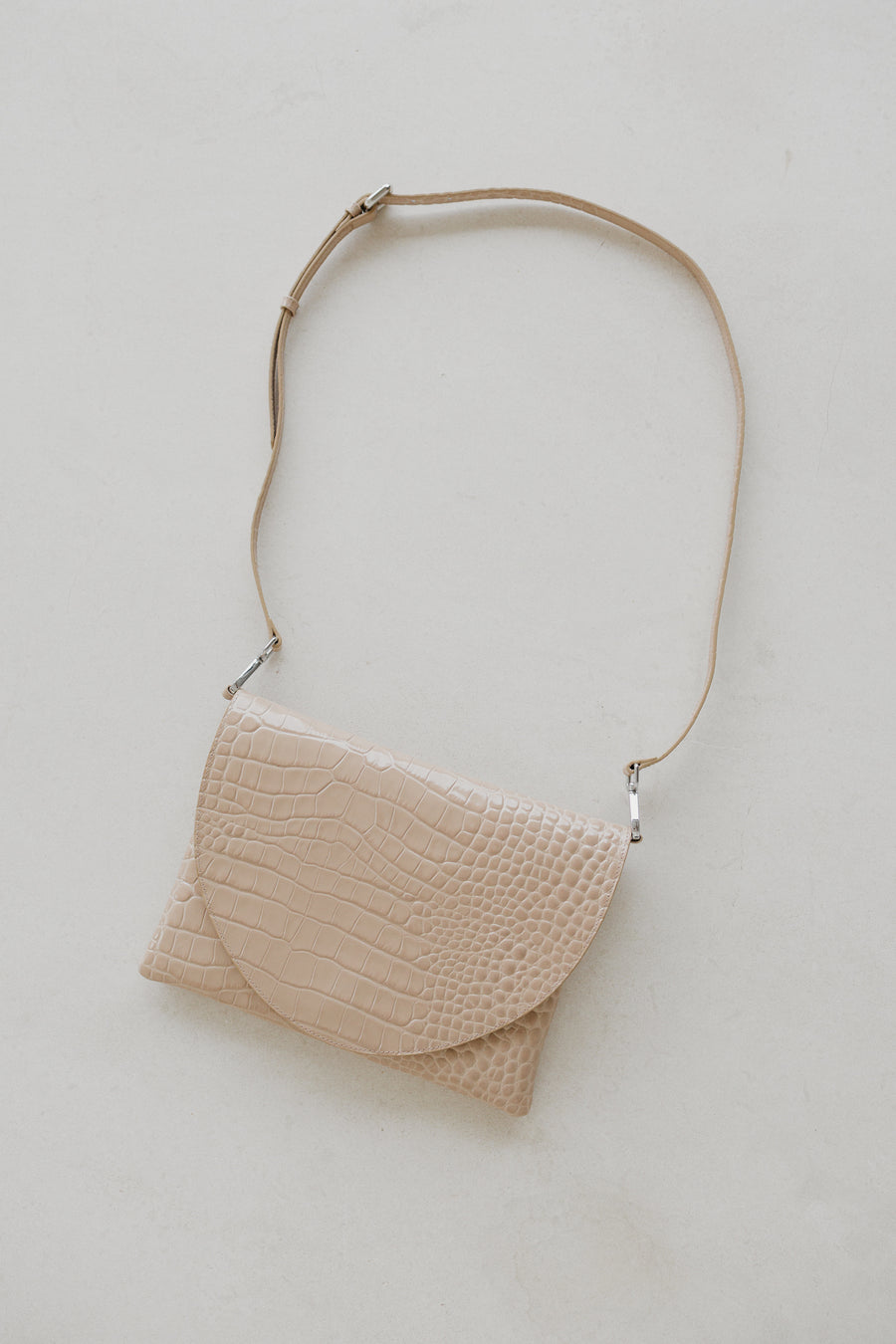 Bruidscollectie Medium Enveloppe Blush Croco