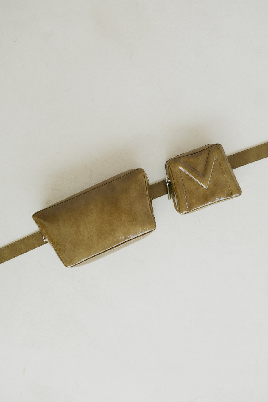 Belt Bag: Belt XL Pantelleria Stone + Trapezium Pantelleria Stone + Mini M Pantelleria Stone