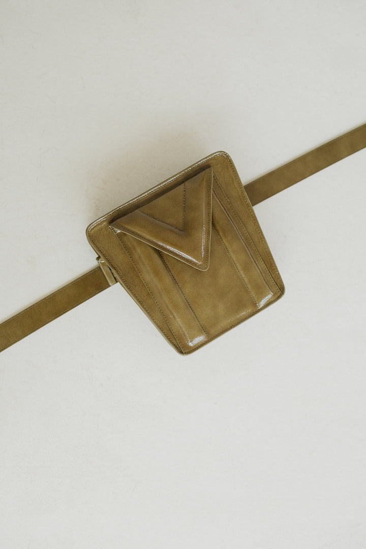 Belt Bag: Belt XL Pantelleria Stone + Trapezium M Pantelleria Stone