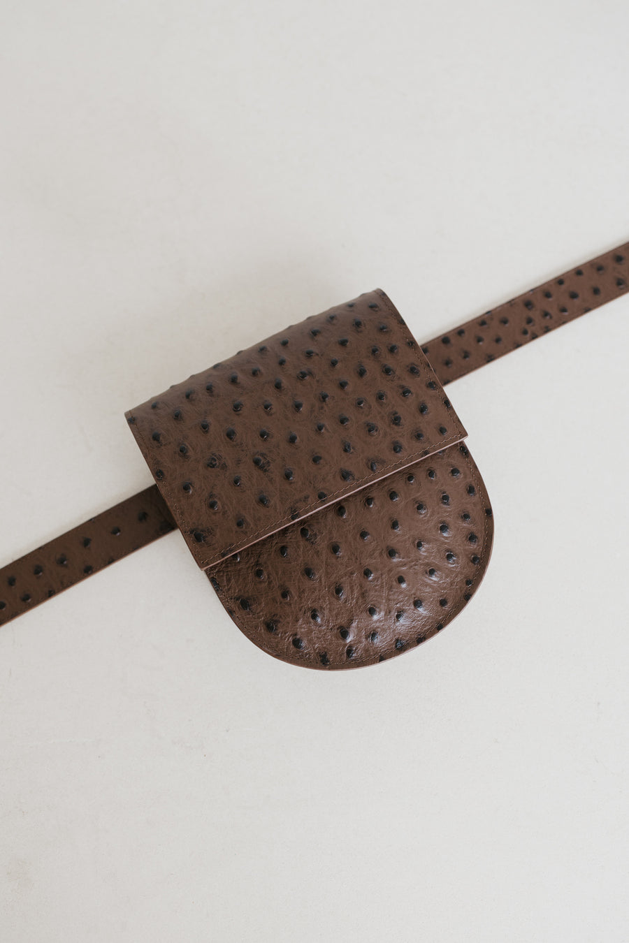 Belt Bag: Belt XL Etna Struzzo + Half Moon Etna Struzzo