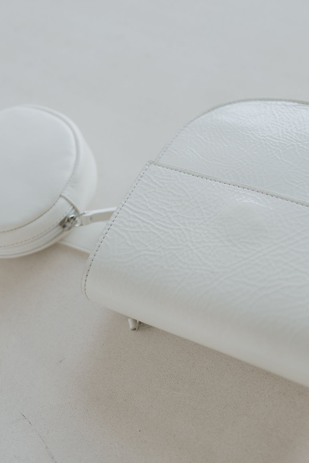 Belt Bag: Belt XL Very White Pure + Half Moon Pearl + Pastille Belt Very White Pure