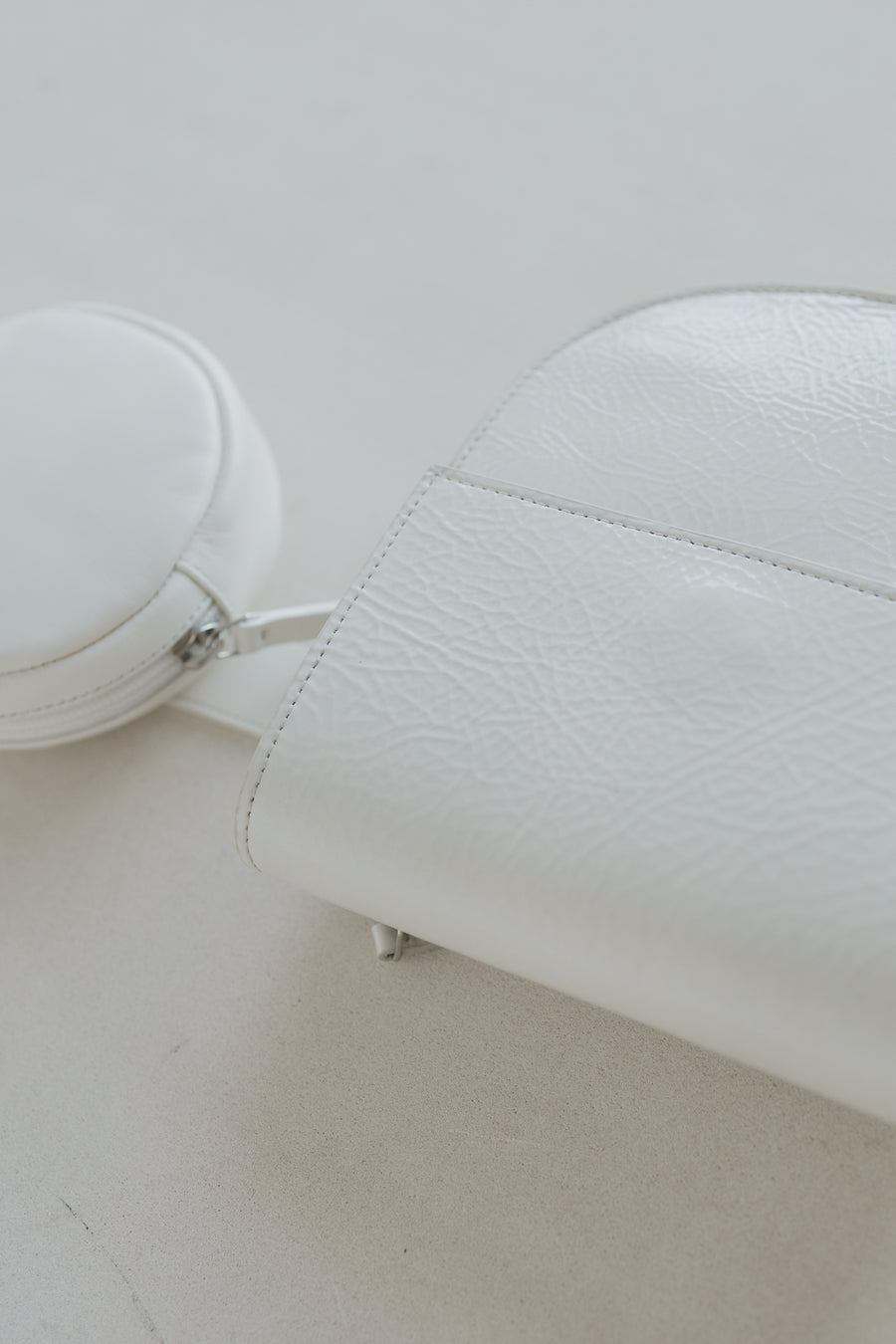Belt Bag: Belt XL Very White Pure + Half Moon Pearl + Pastille Belt Very White Pure