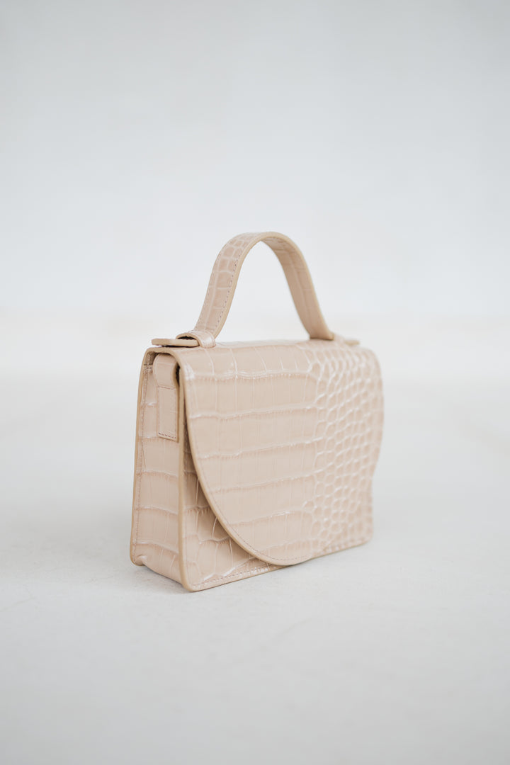 Bruidscollectie | Micro aktetas Blush Croco