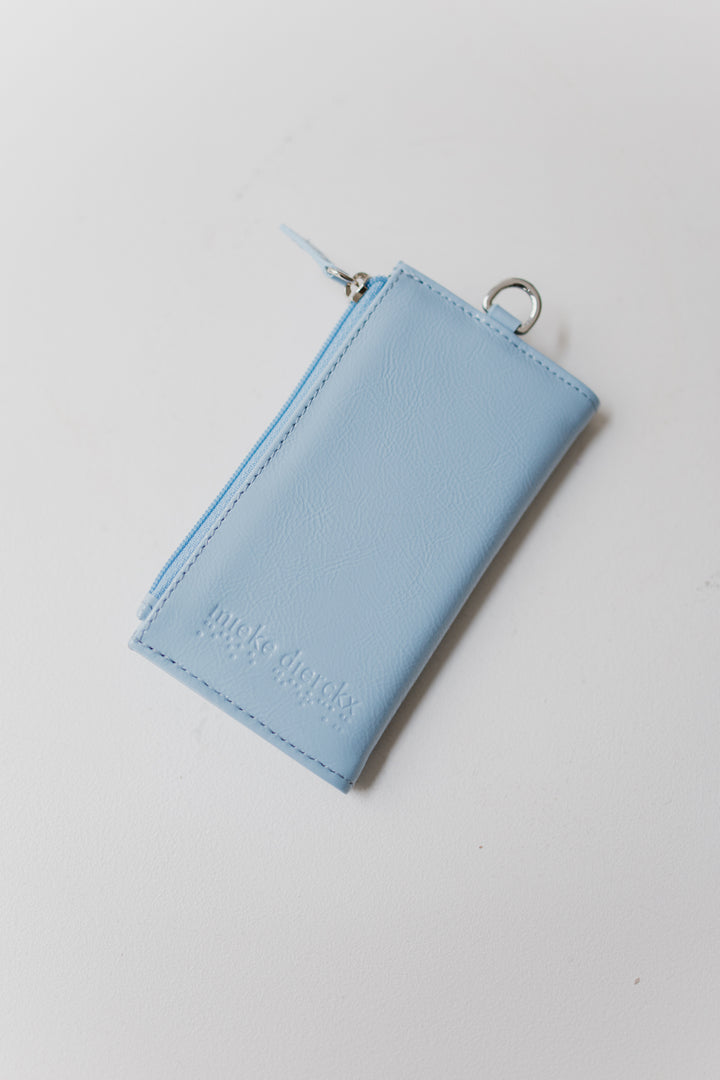 Cardholder Zip Scales | Ice Blue Stone