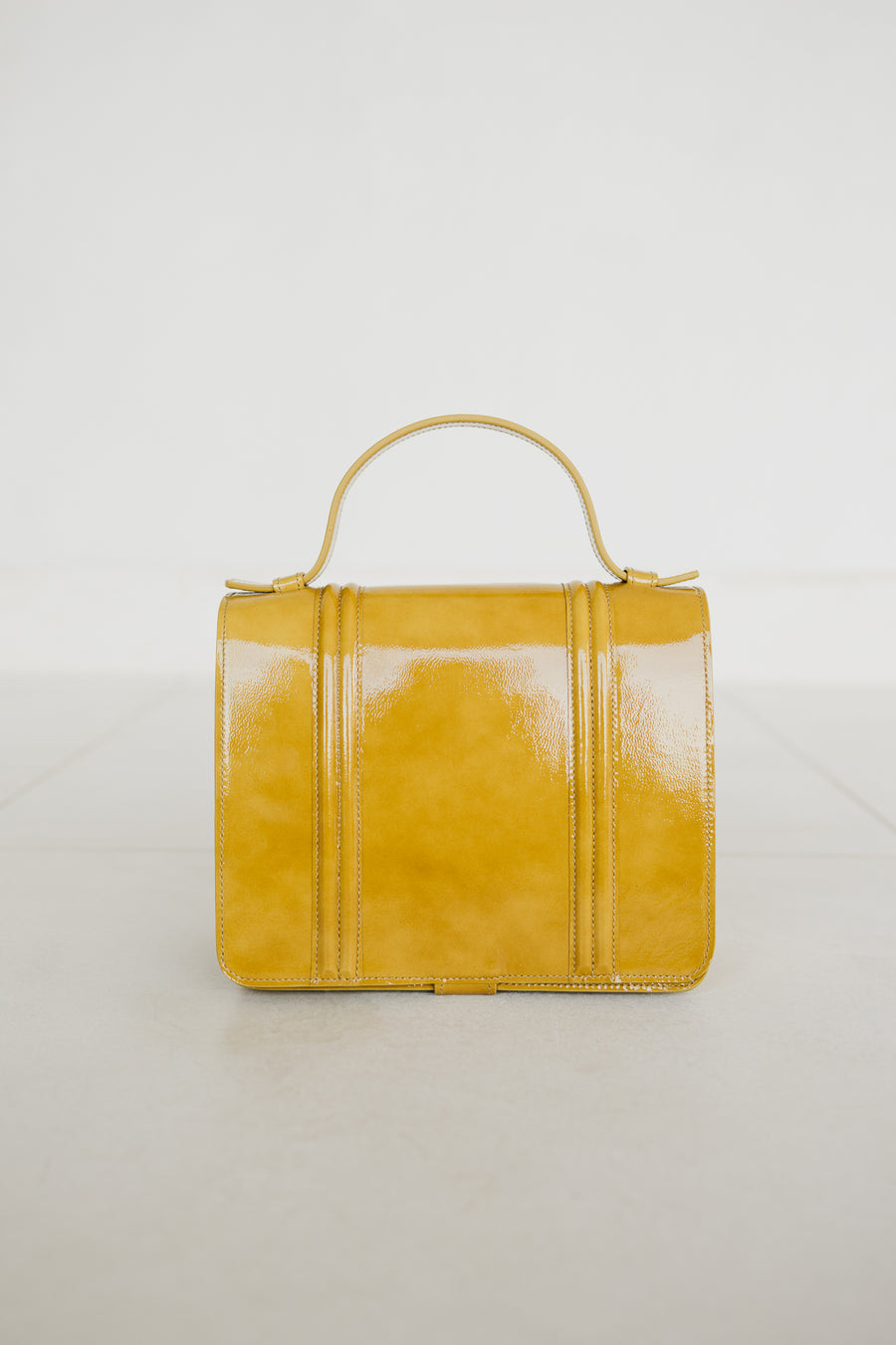 Mini Briefcase Doublé | Pear Stone