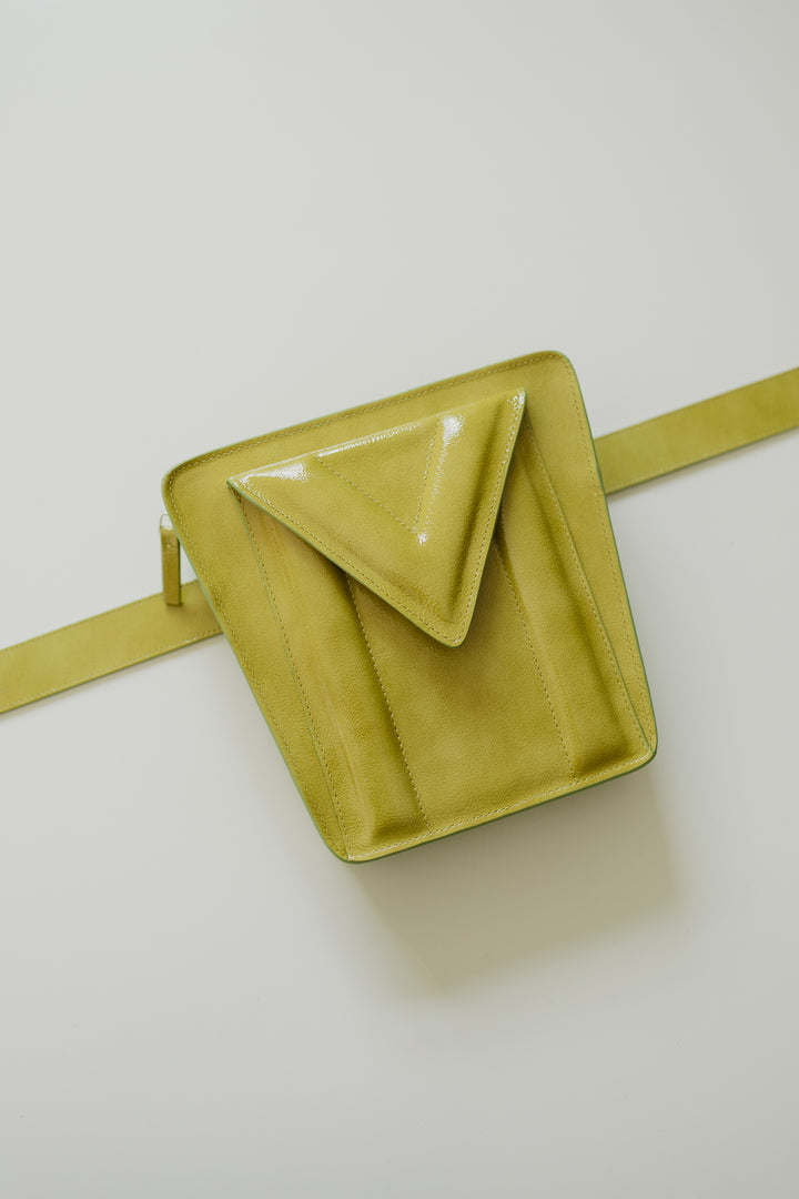 Belt Bag: Belt XL Taormina Stone + Trapezium M Taormina Stone
