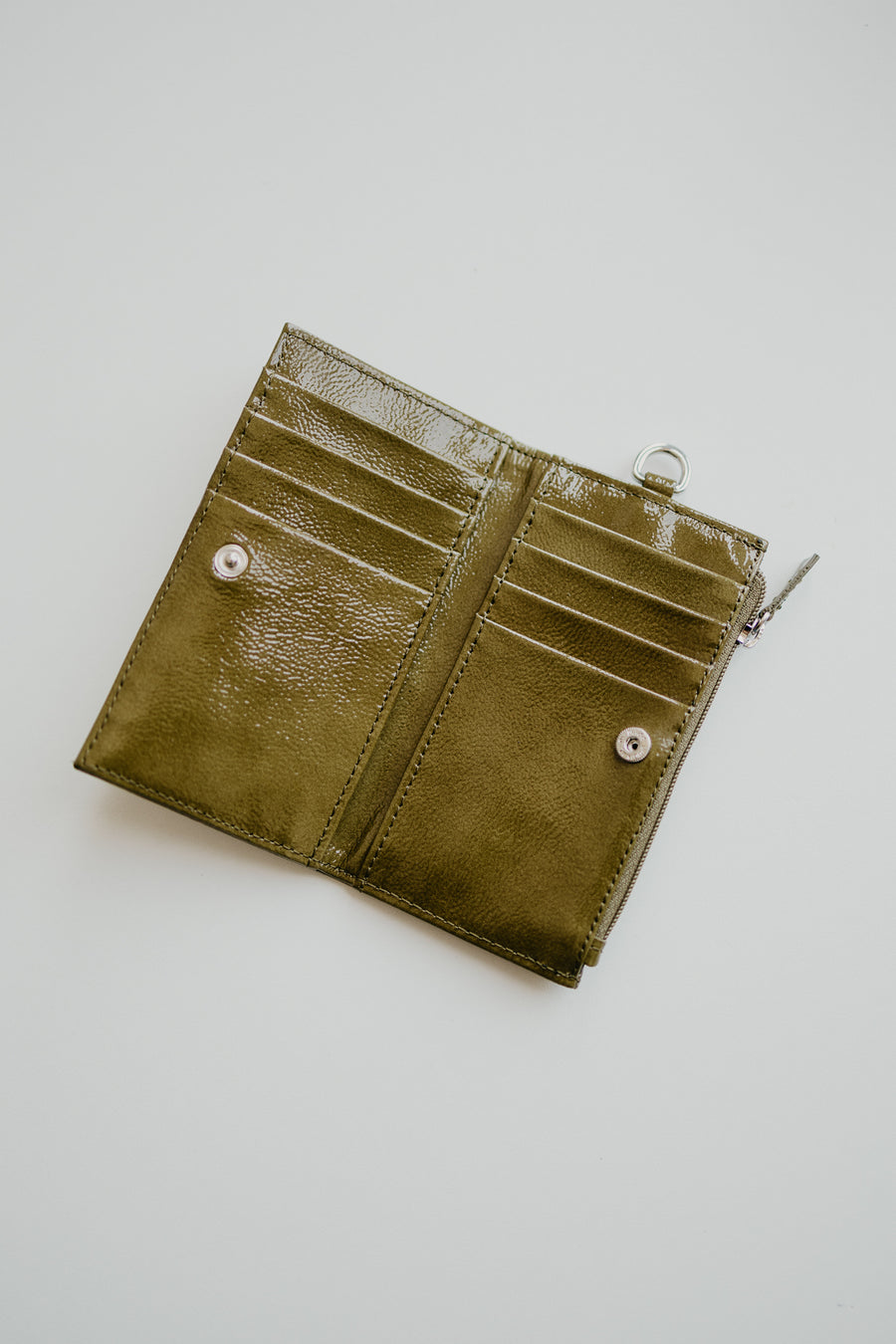 Cardholder Zip Dots | Pantelleria Stone