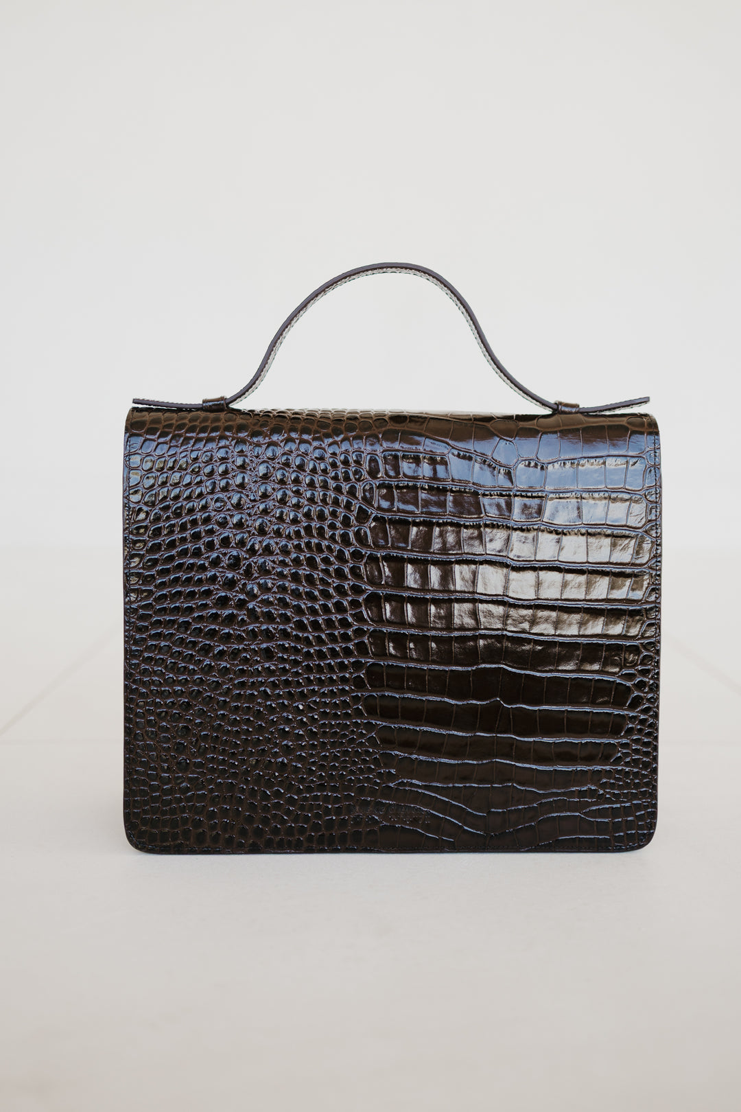 Midi Briefcase 2.0 | Siena Croco