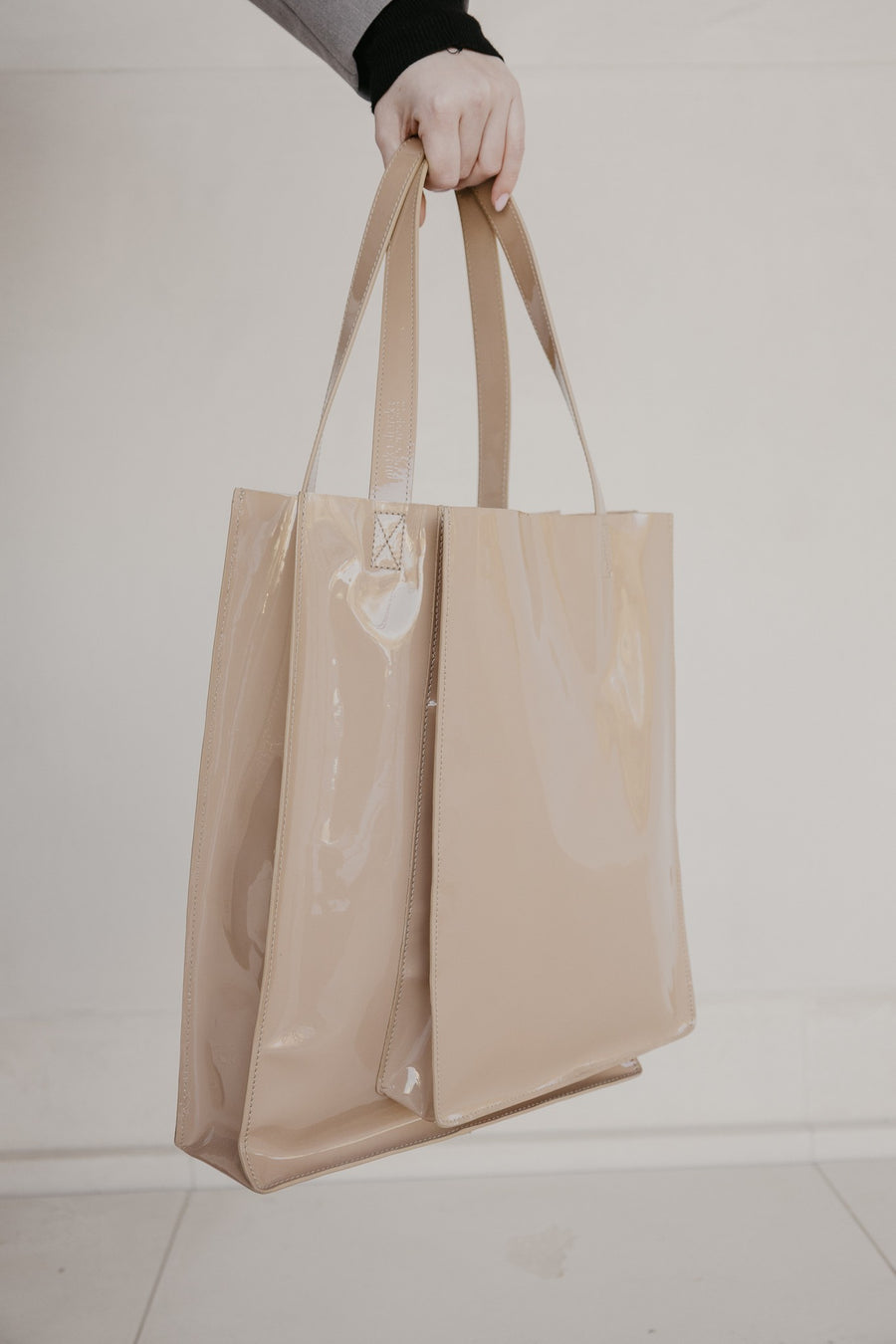 Dubbele Shopper | Naakt Laqué