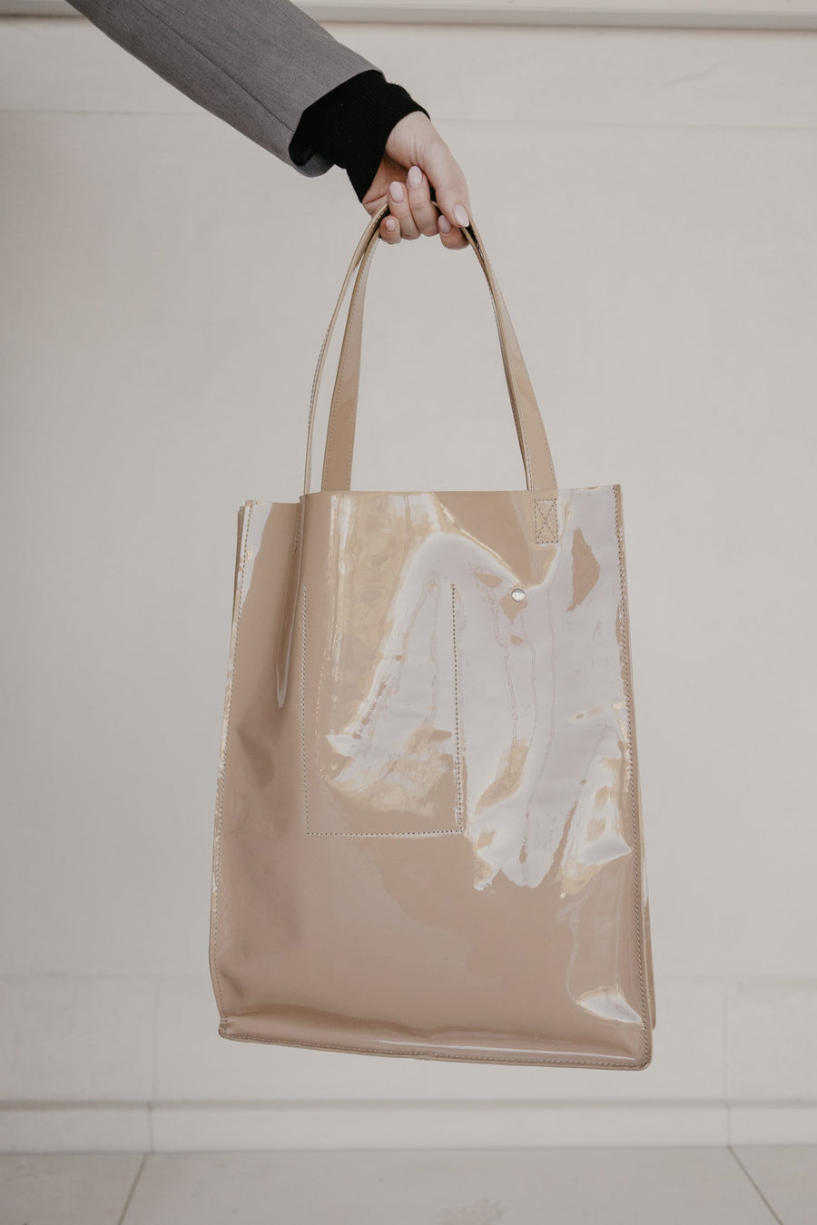 Dubbele Shopper | Naakt Laqué