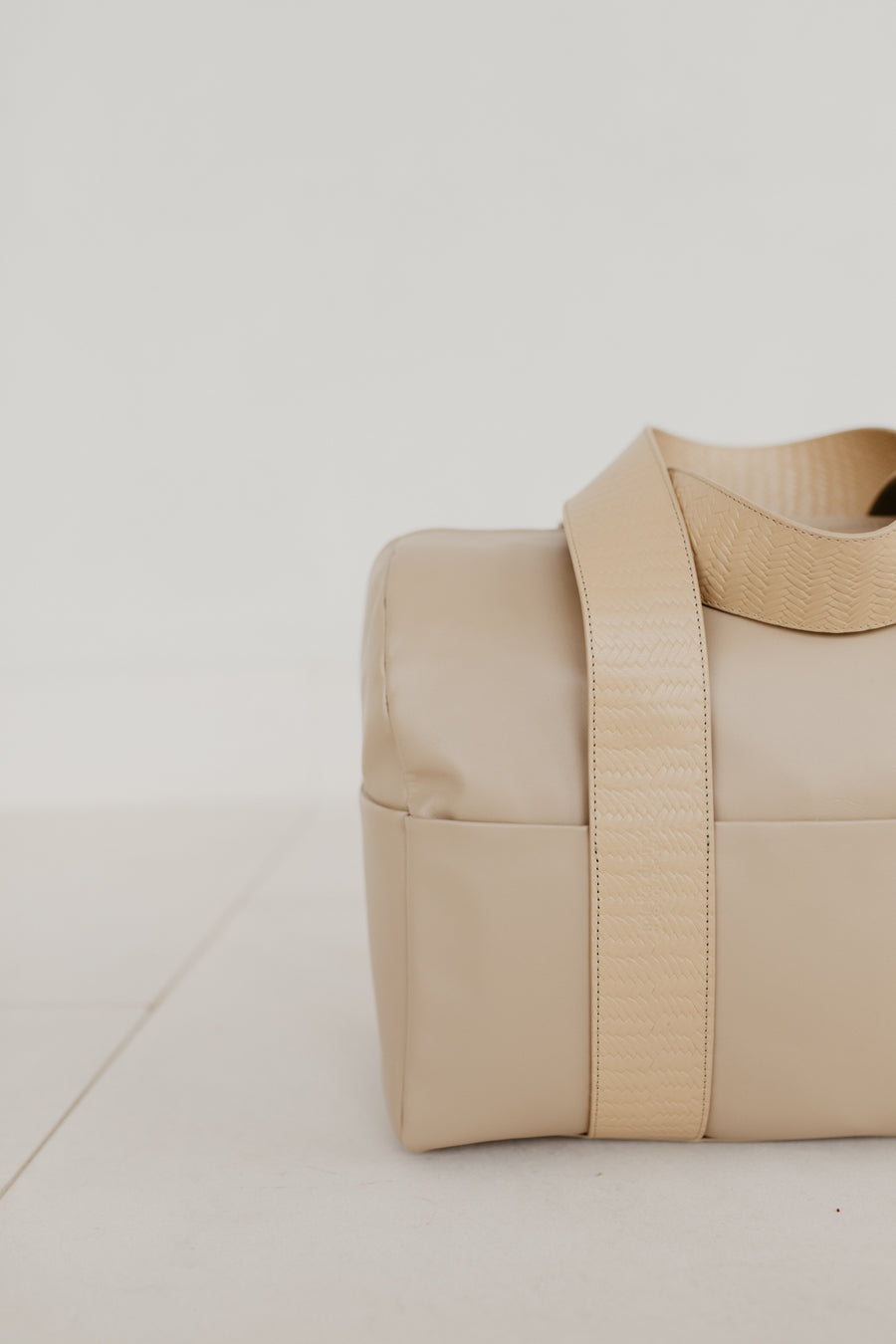 Bowlingtas XL | Beige / Geweven