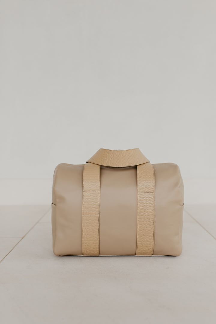 Bowlingtas XL | Beige / Geweven