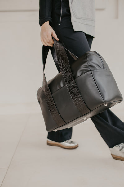 Bowling Bag XL | Zwart / Little Croco