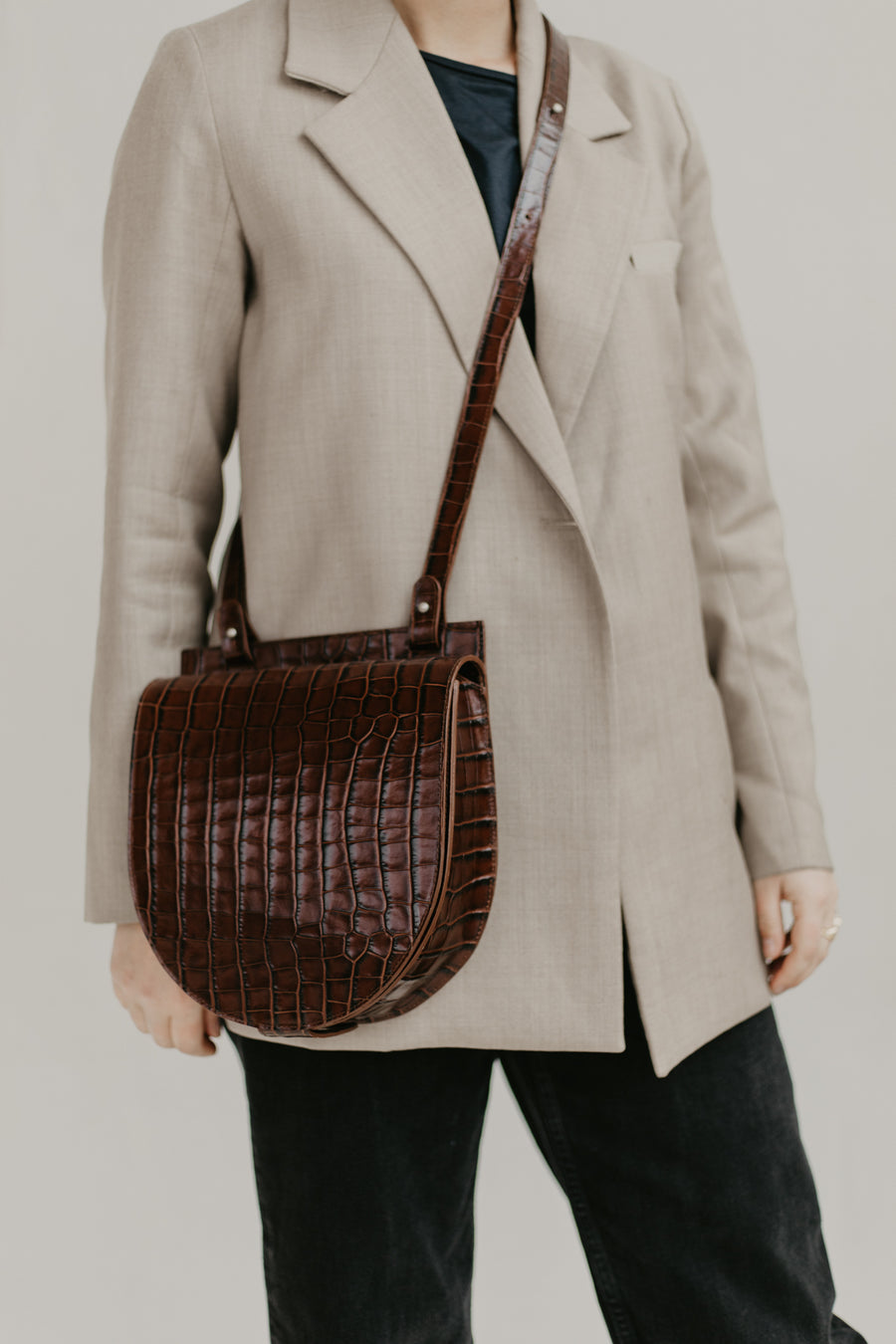 Enkel zadel | Chocolat Croco