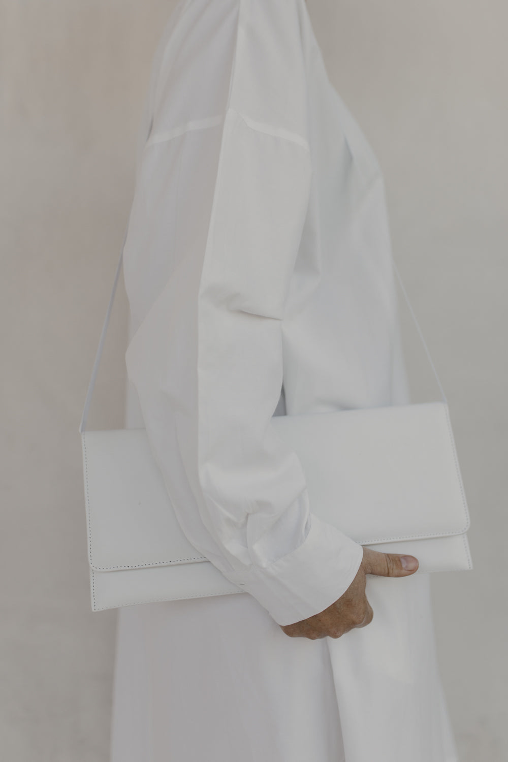 Bridal Collection | Folded Clutch Zeer Wit