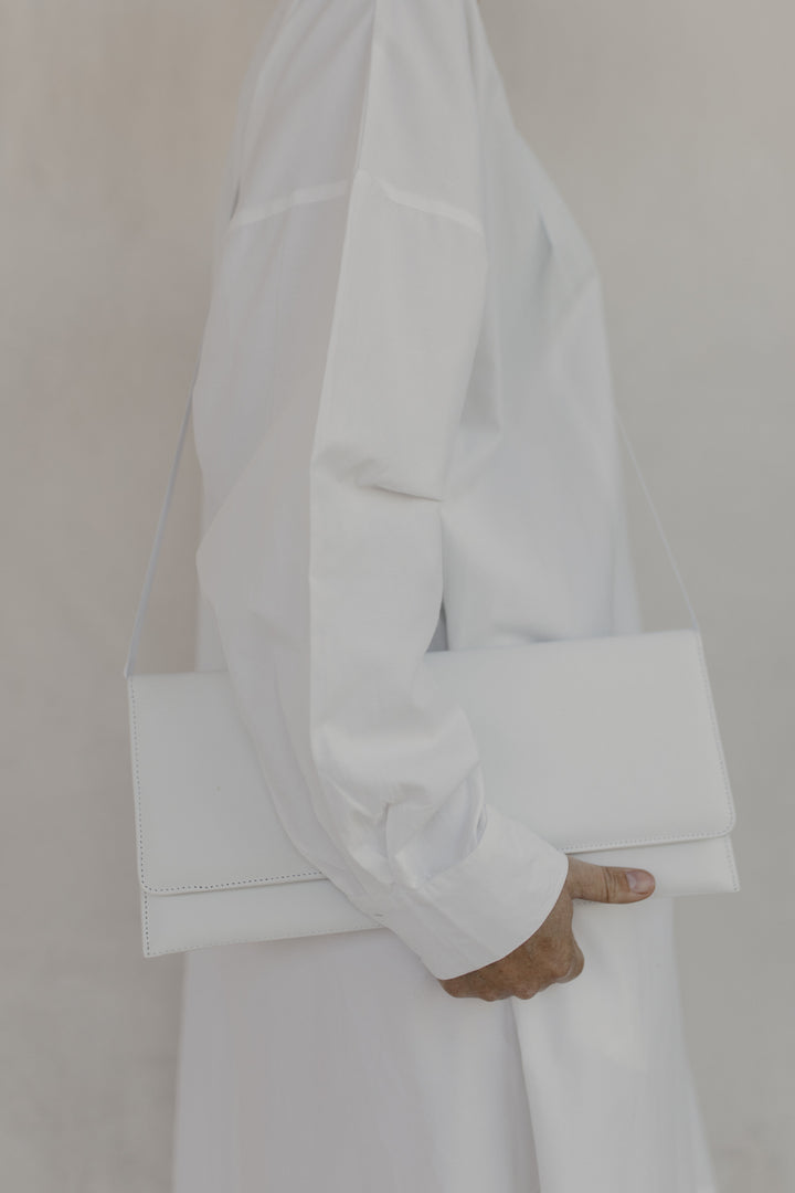 Bridal Collection | Folded Clutch Zeer Wit
