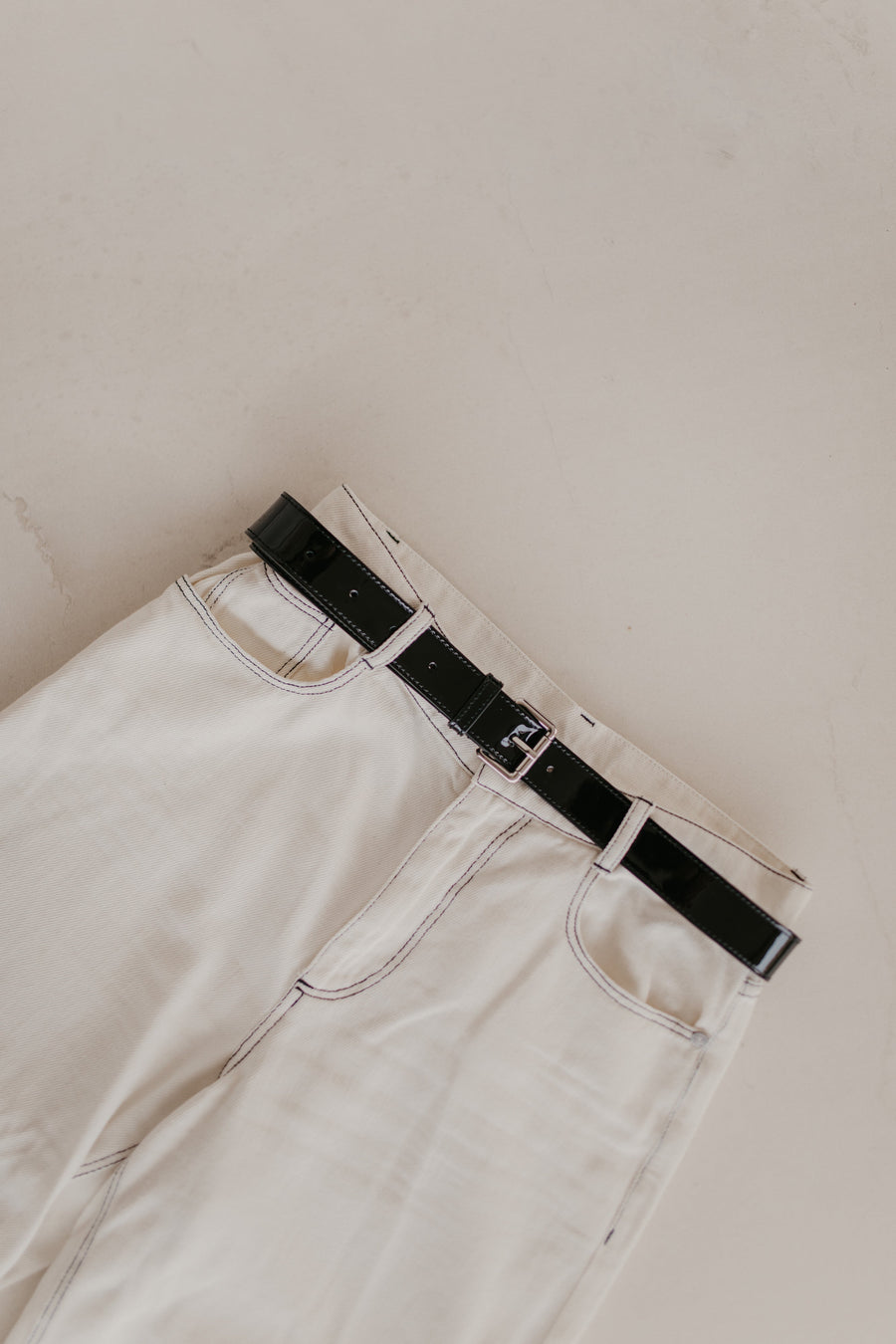 De riem | Black Laqué