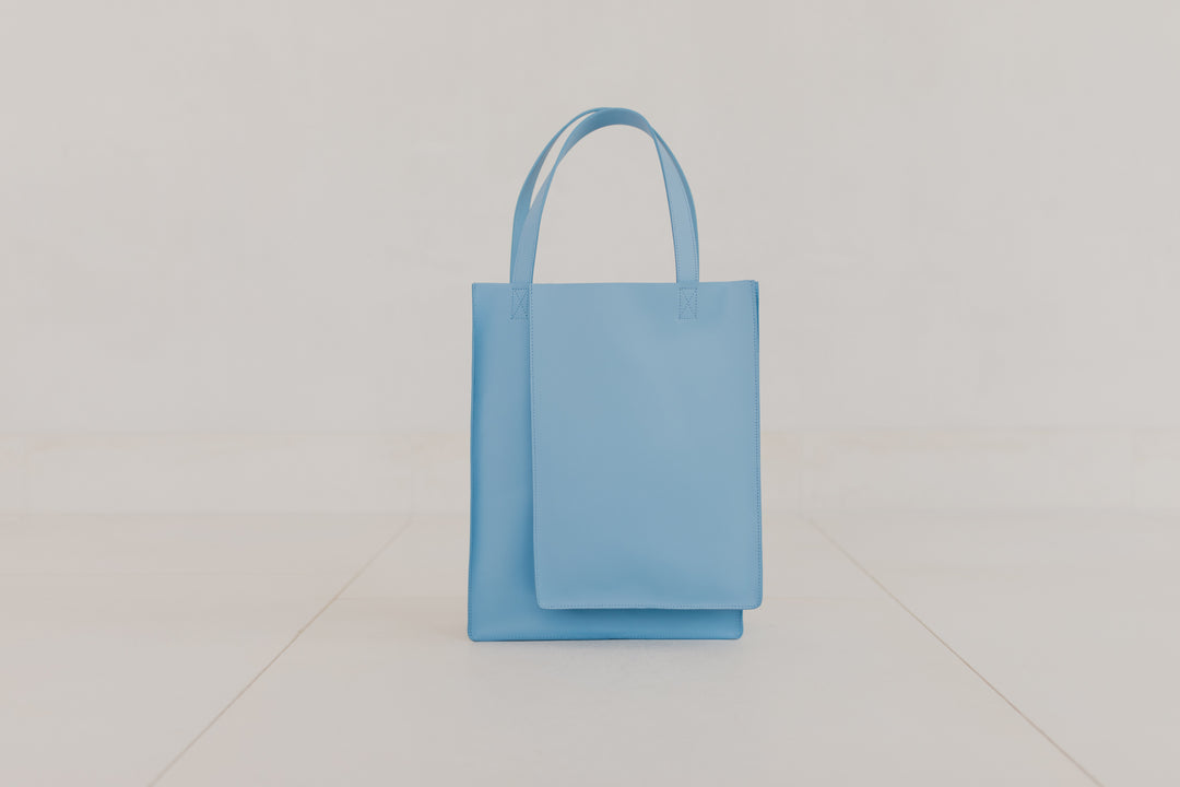 Dubbele shopper | Bleu Ciel