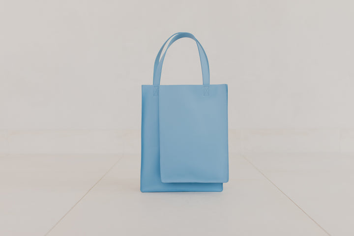 Dubbele shopper | Bleu Ciel