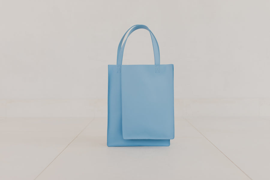 Dubbele shopper | Bleu Ciel