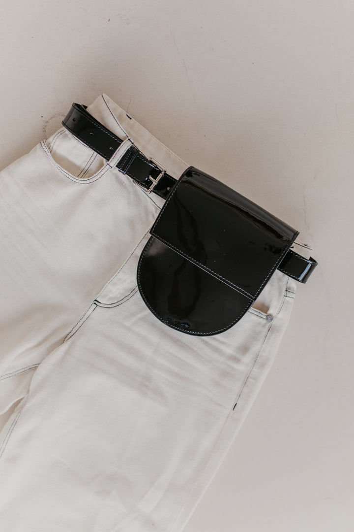 De riem | Black Laqué