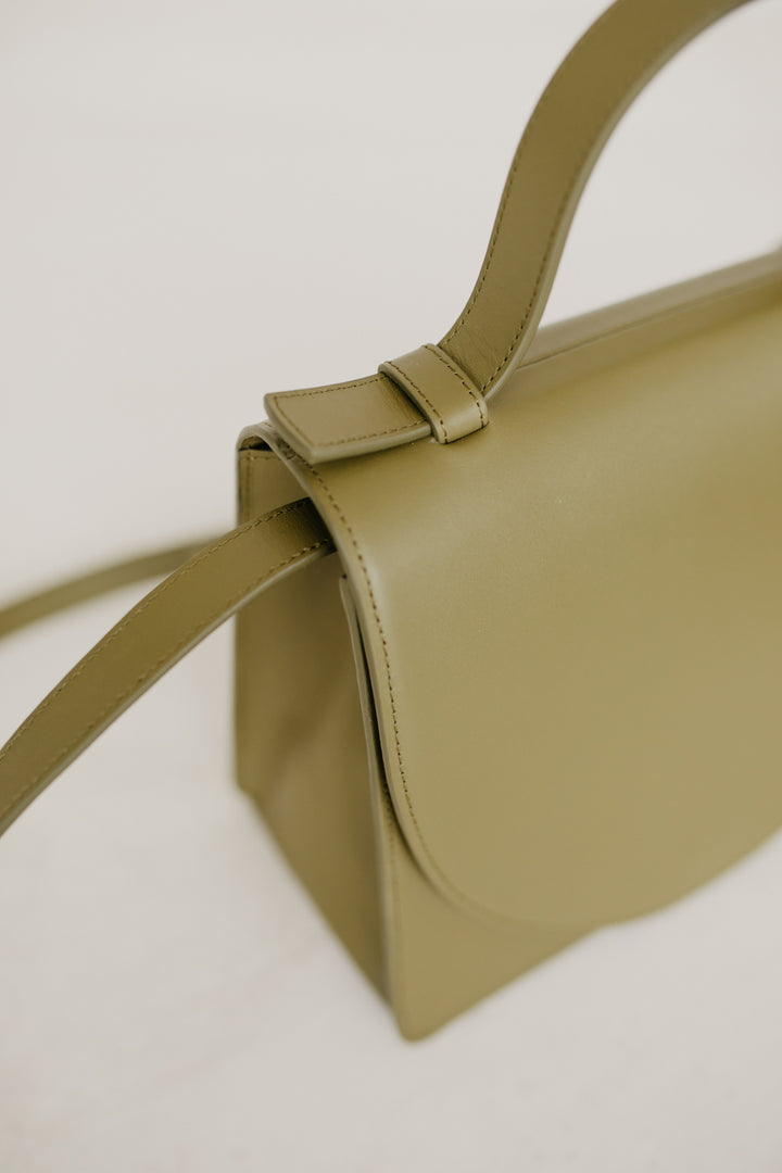 Mini Briefcase | Khaki Pure