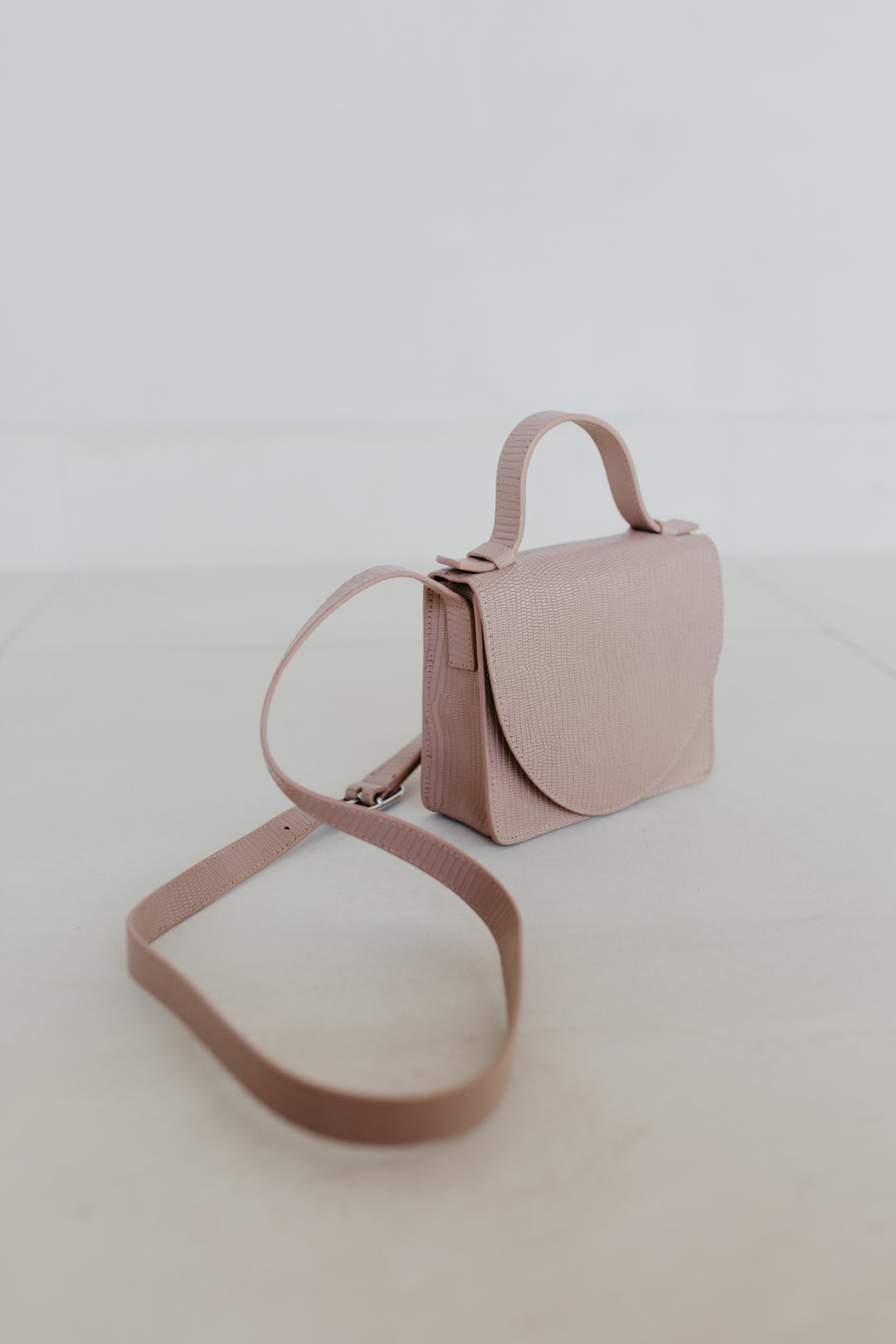 Micro Briefcase | Nude Snake