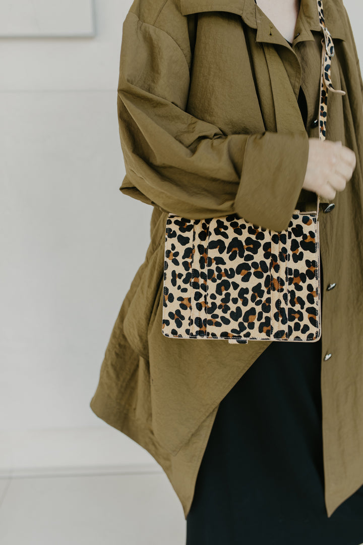 Mini Briefcase Doublé | Leopard