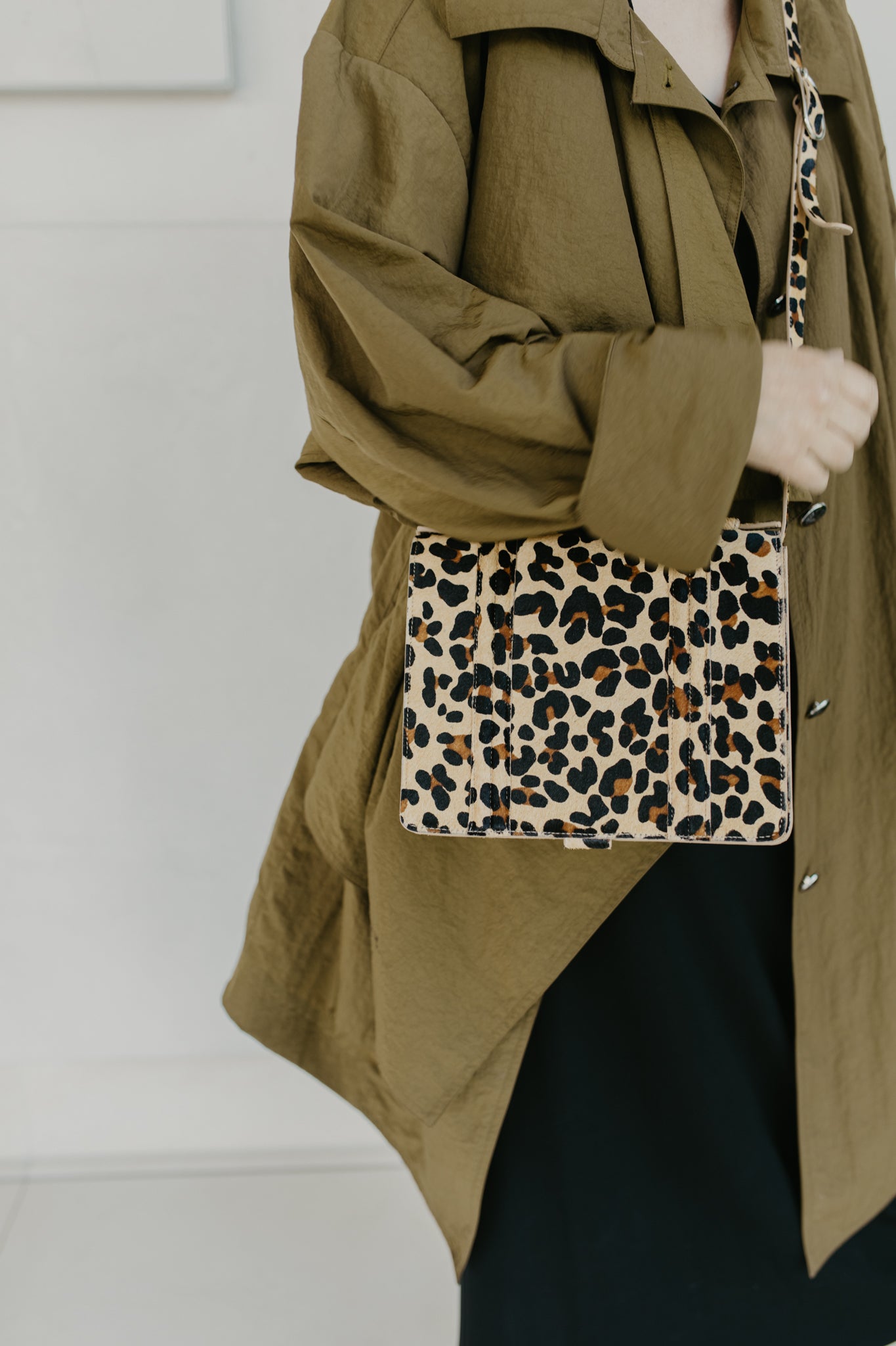 Mini Briefcase Doublé | Leopard