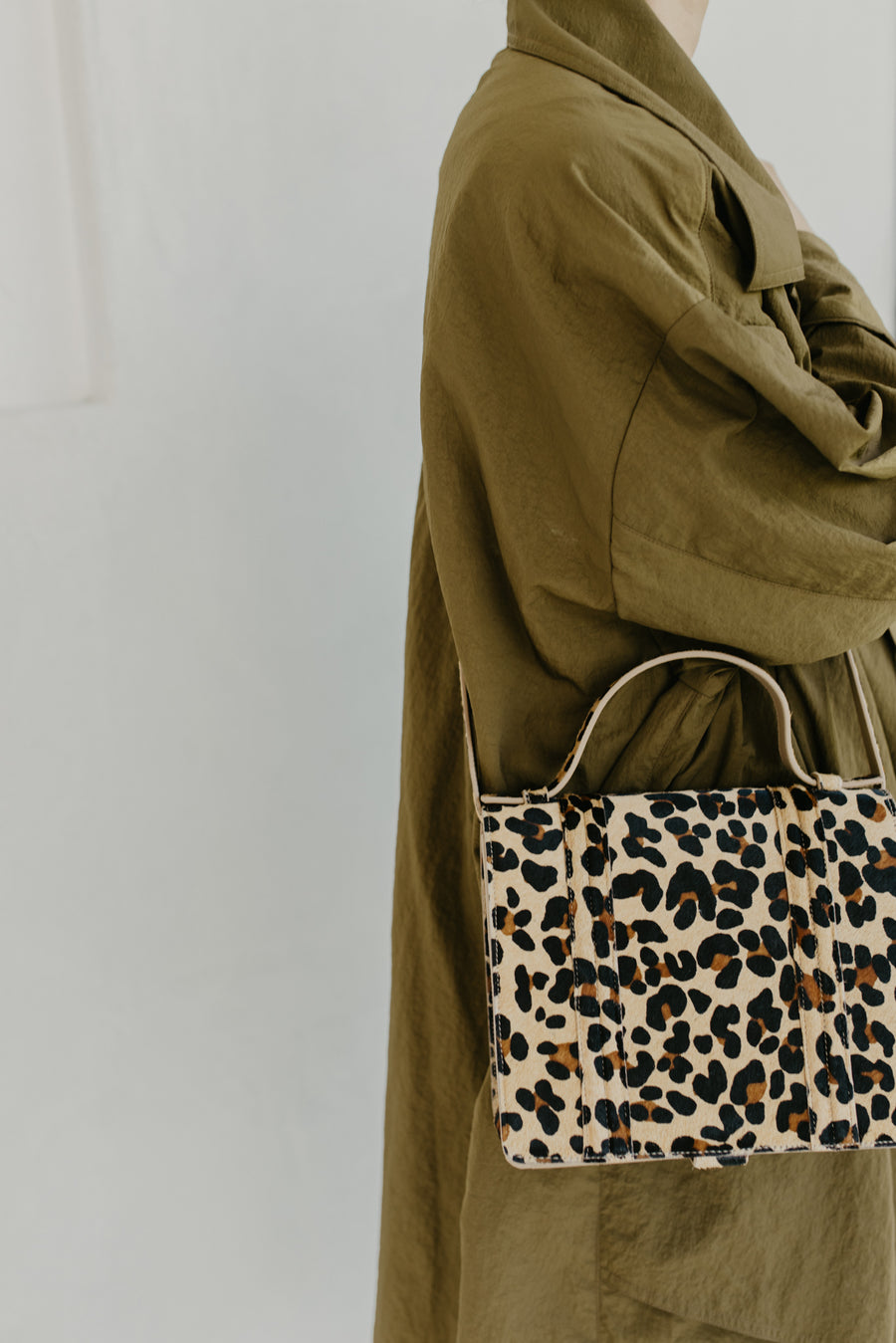 Mini Briefcase Doublé | Leopard