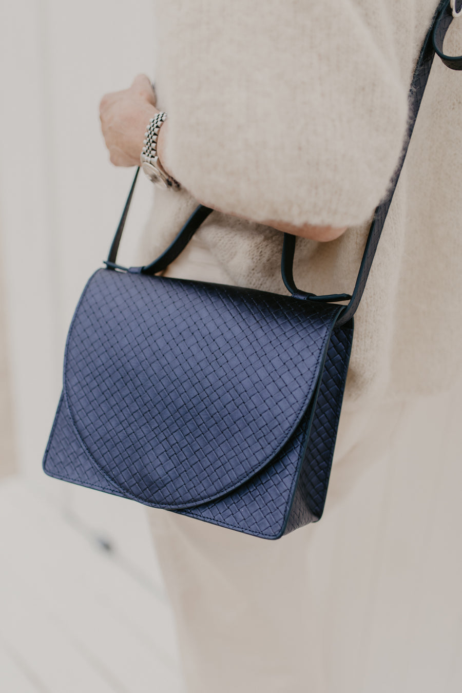 Mini Briefcase | Marine Woven