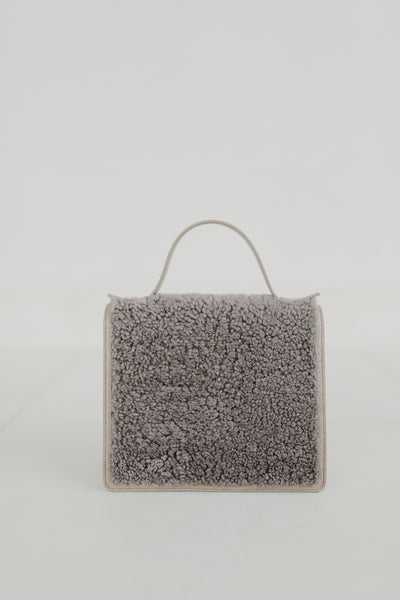Mini Briefcase | Teddy Taupe