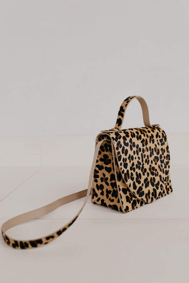 Mini Briefcase | Leopard