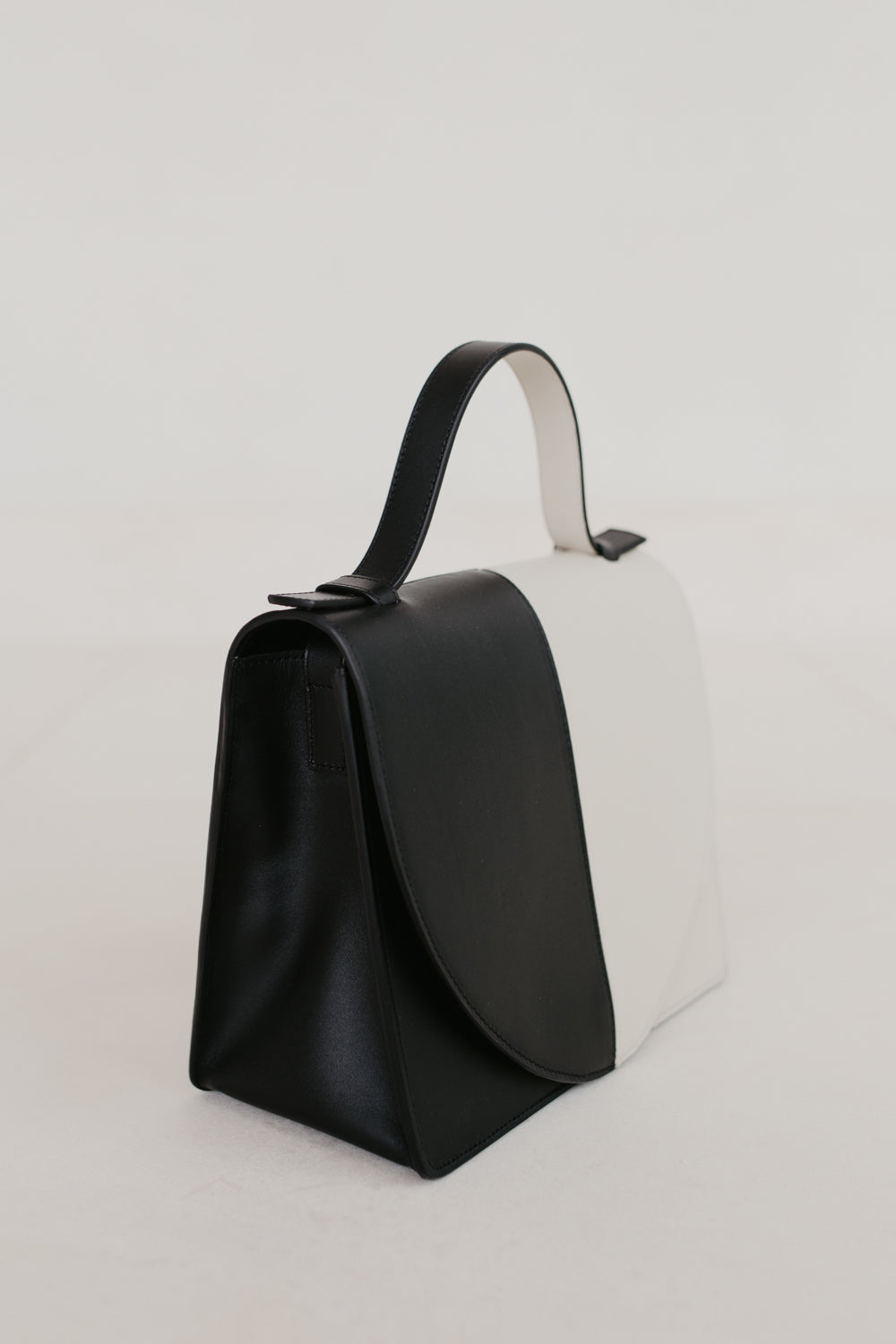 Mini Briefcase | Demi Black & White