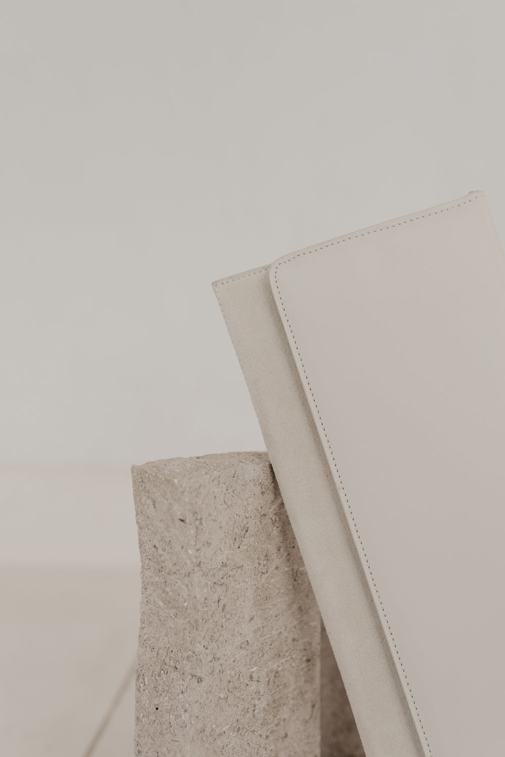 Bridal Collection | Folded Clutch Combi White Suède