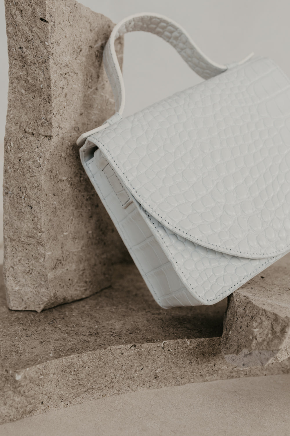 Bridal Collection | Micro Briefcase Very White Croco